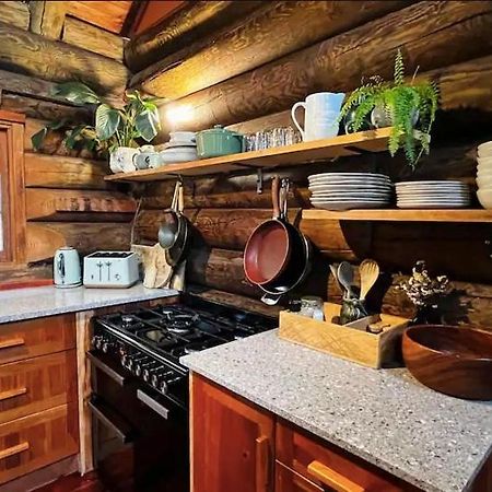 Coromandel Secluded Log Cabin Retreat Hikuai エクステリア 写真